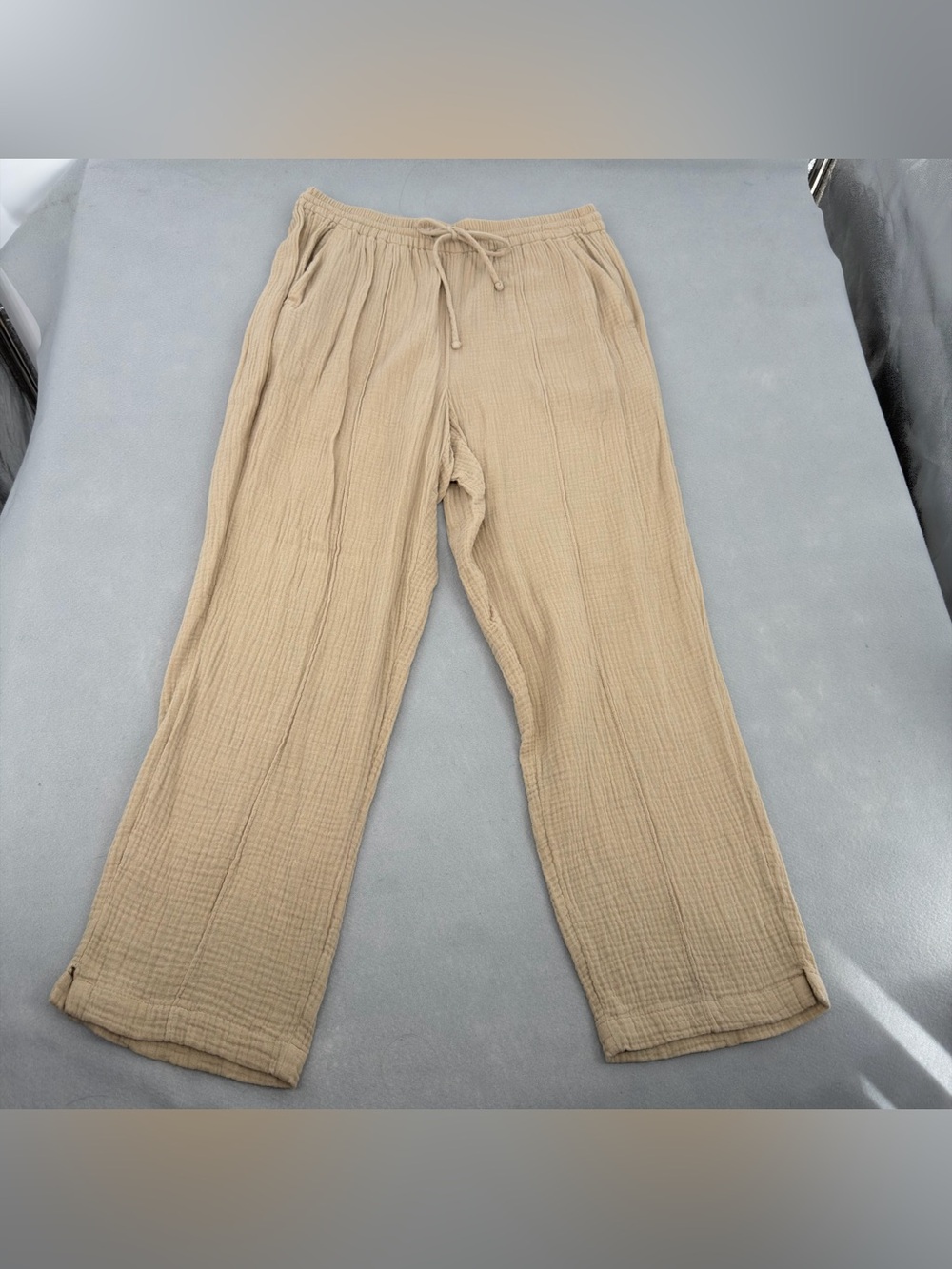 J.Crew Tan Gauze 100% Cotton Pants Medium
